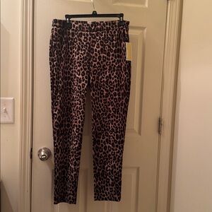 Michael Kors Animal Print Trousers
